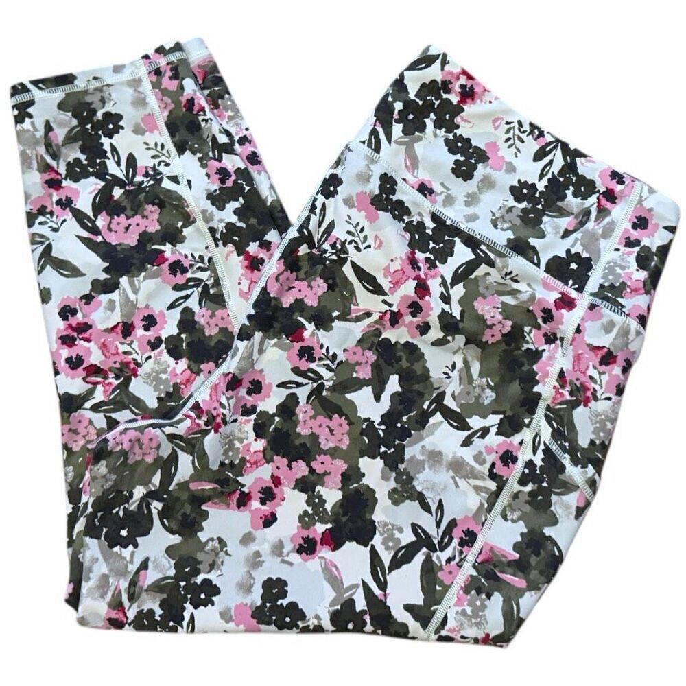 Torrid Ditsy Floral Performance Core Crop Active Legging Size 3 3XL - Picture 12 of 12